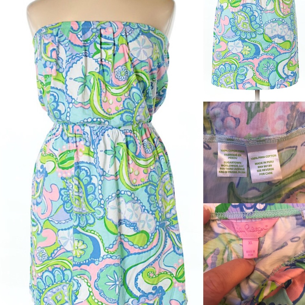 Lilly Pulitzer Casual strapless dress